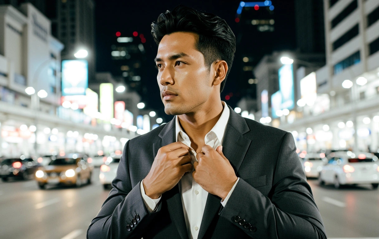 Gaya malam hari pria