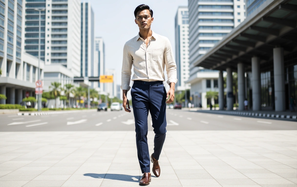 Pria Indonesia bergaya urban